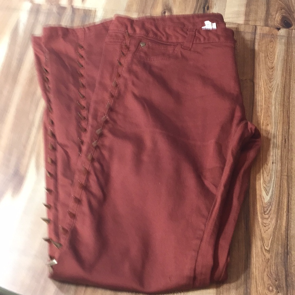 36 Point 5 Spiked Studded Pants - Picture 2 of 5